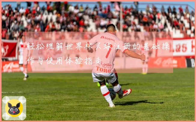 轻松理解世界杯买球注册的基础操作与使用体验指南
